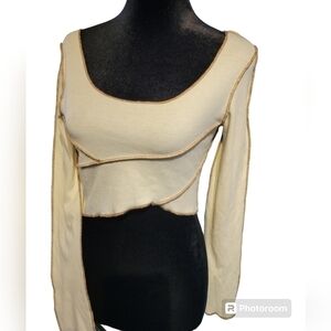 NWT Cider long sleeve crop xs